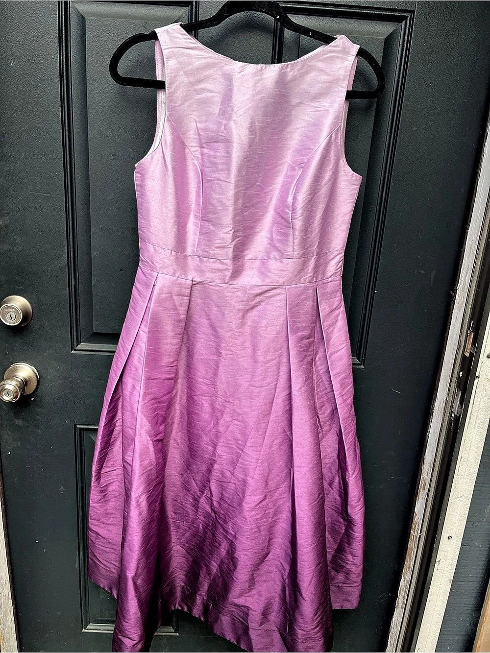 eshakti Pink Pleated Midi Dress Like New